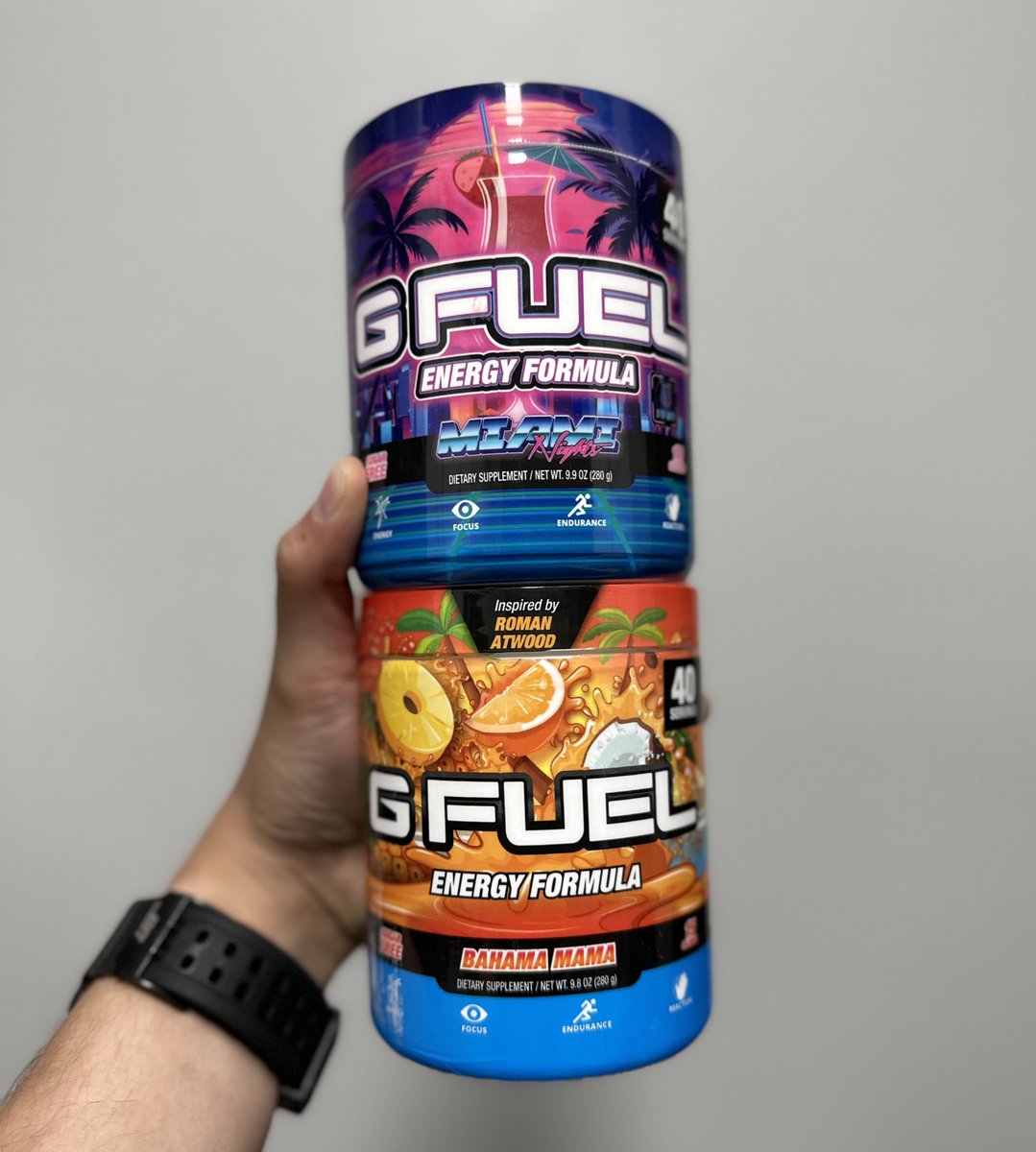 Today’s #GFUEL Mix! 🍓🍍🥥🍊 @GFuelEnergy