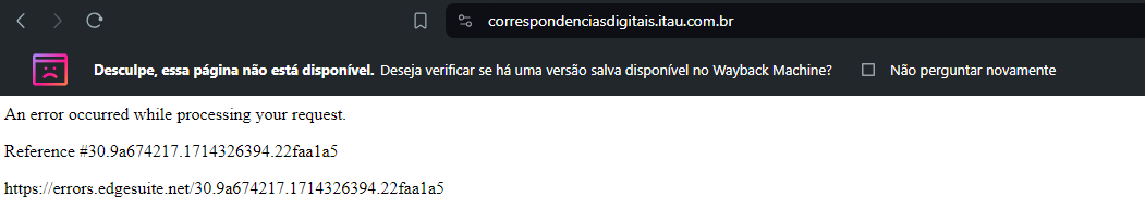 deyvii_i's tweet photo. @fazumiti @itau Como que faz pra acessar o site https://t.co/6ovQqQKkVd pra pegar os informes de rendimentos? Simplesmente o site está fora do ar! https://t.co/xtY42EKq21