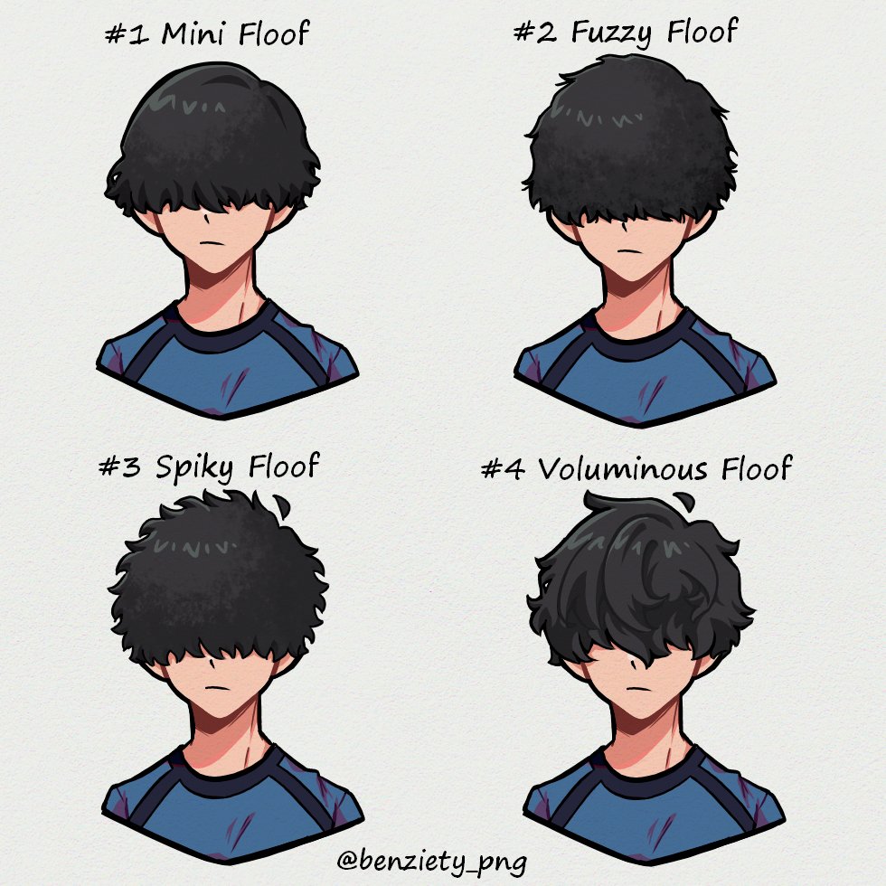 Niko Hair Floof Chart

#bluelock #nikoikki #二子一揮