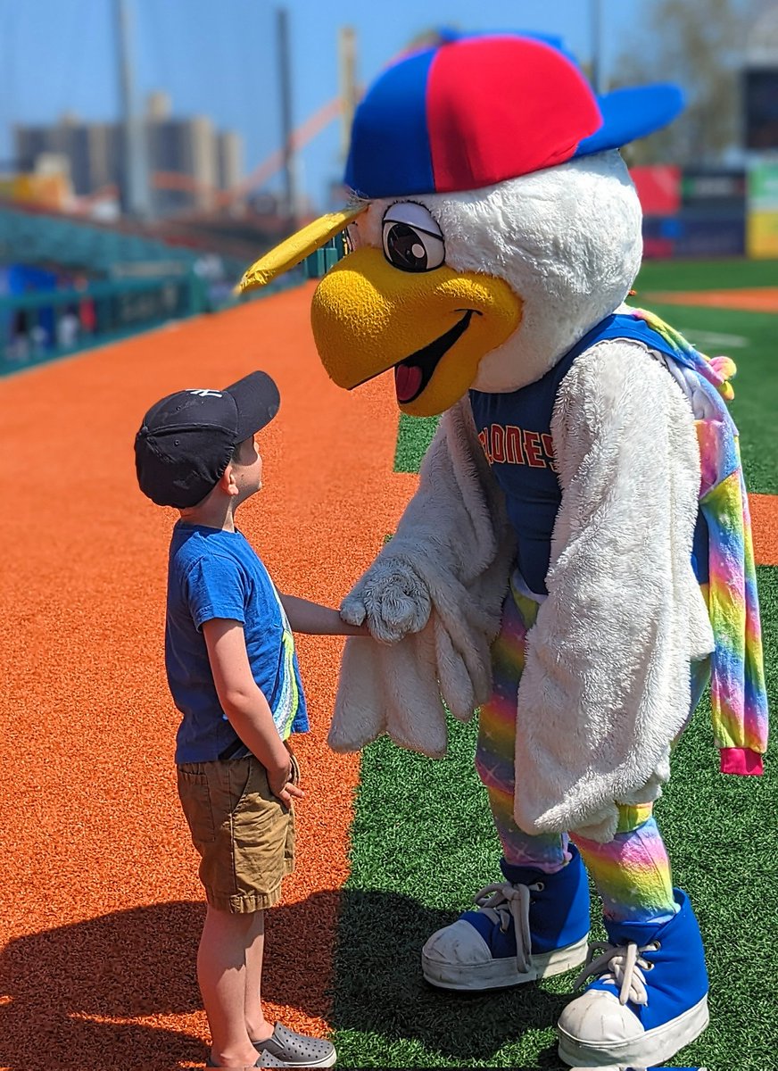 Coney Island is the only place you see a seagull dressed as a unicorn