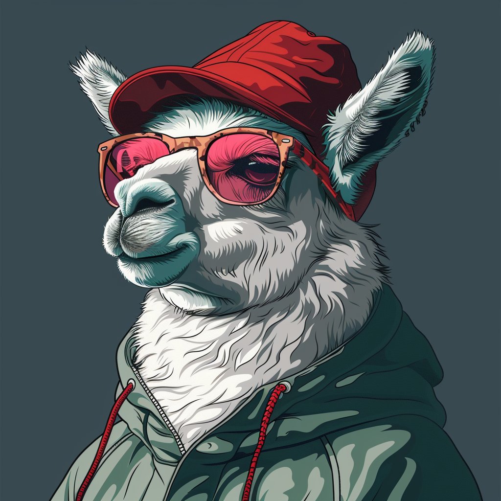 In the Andes Mountains, there was a llama named Lola who loved to make people laugh. She would often wear silly hats and sunglasses