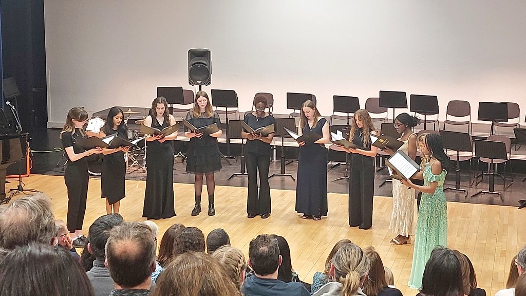 STAHSCoCurric's tweet photo. "And so it goes" beautifully sung by our Year 13s https://t.co/n3UKKlJDXf