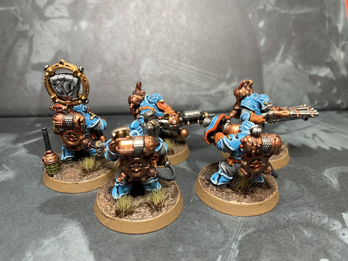 The 1st Squadron of Wyrdcraft’s Grundstock Thunderers join the fleet

#WWFour 
#ShadowintheWest 
#NewAoS