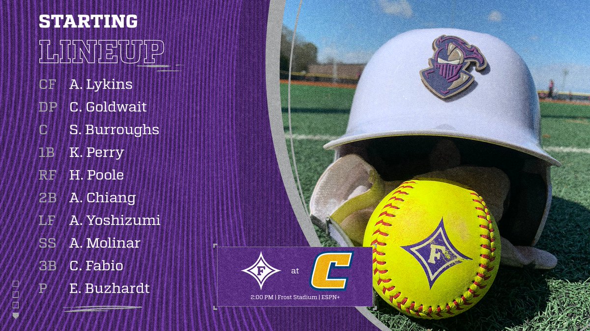 First pitch at Frost Stadium is just minutes away! Junior Emme Buzhardt is in the circle for the Dins in today's series finale. 🆚 Chattanooga ⌚️2:00 p.m. 📍Chattanooga, Tenn. 📺 ESPN+ 📊FurmanPaladins.com