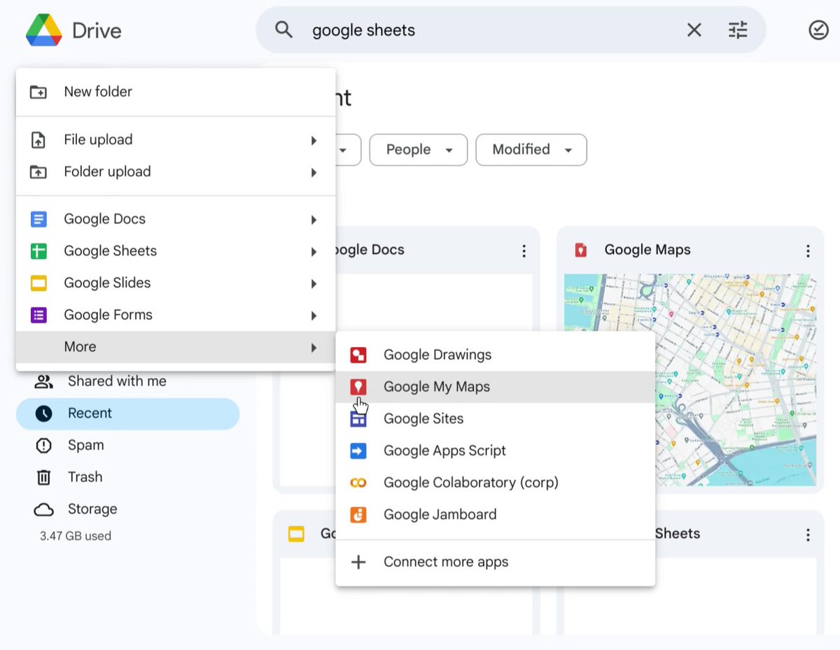 Always have directions handy by saving maps to your #GoogleDrive 🗺️ Learn how → goo.gle/3JzQQqn