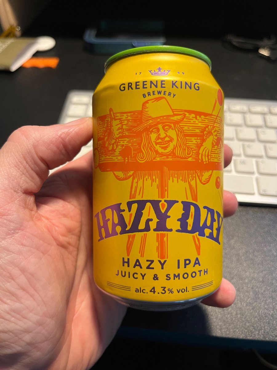 If you enjoy a hazy IPA, you’ll find this one from @greeneking is flippin’ lovely.