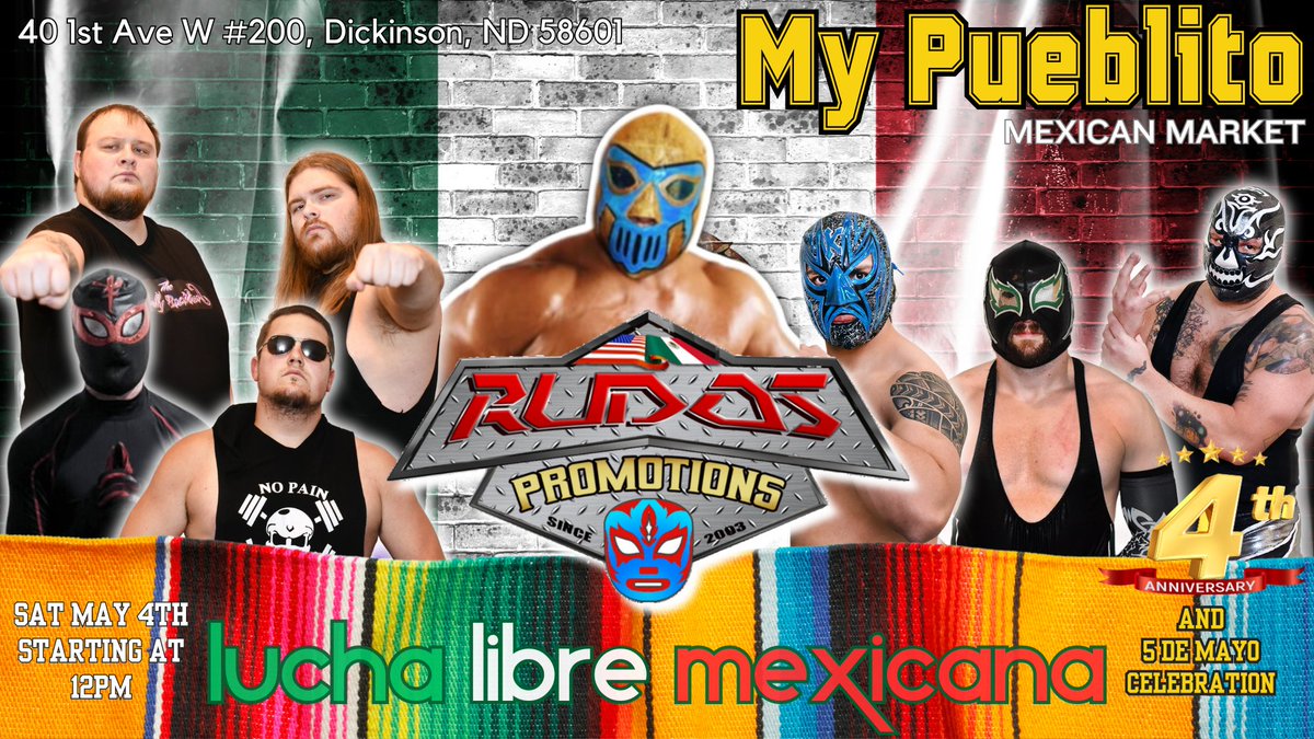 Headed out to Dickinson, ND next Saturday to help celebrate a big anniversary for some friends. Heard that BZW ran a good show out there last week and hope to see some that same energy... with more tacos.