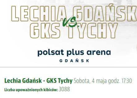 Niespełna 1000 sprzedanych biletów przez ostatnie dwa dni na mecz z GKS Tychy... Serio tylko na tyle nas stać? Lechia jest na najlepszej drodze do ekstraklasy, wygrana w tym meczu praktycznie nam ten awans zapewni, namawiajcie znajomych, musimy im pomóc! #DwieDychyNaTychy