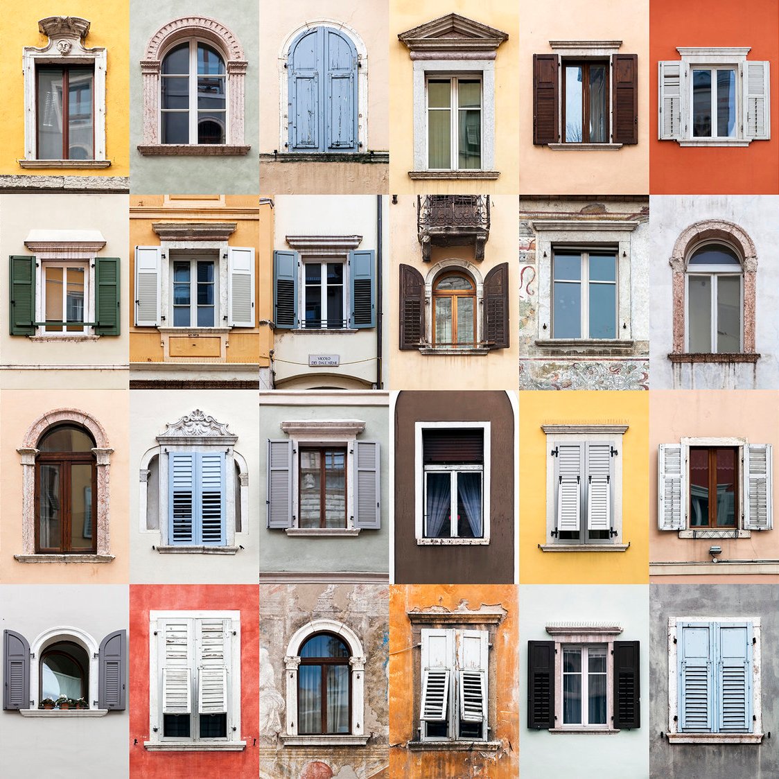27. Windows of Trento, Italy