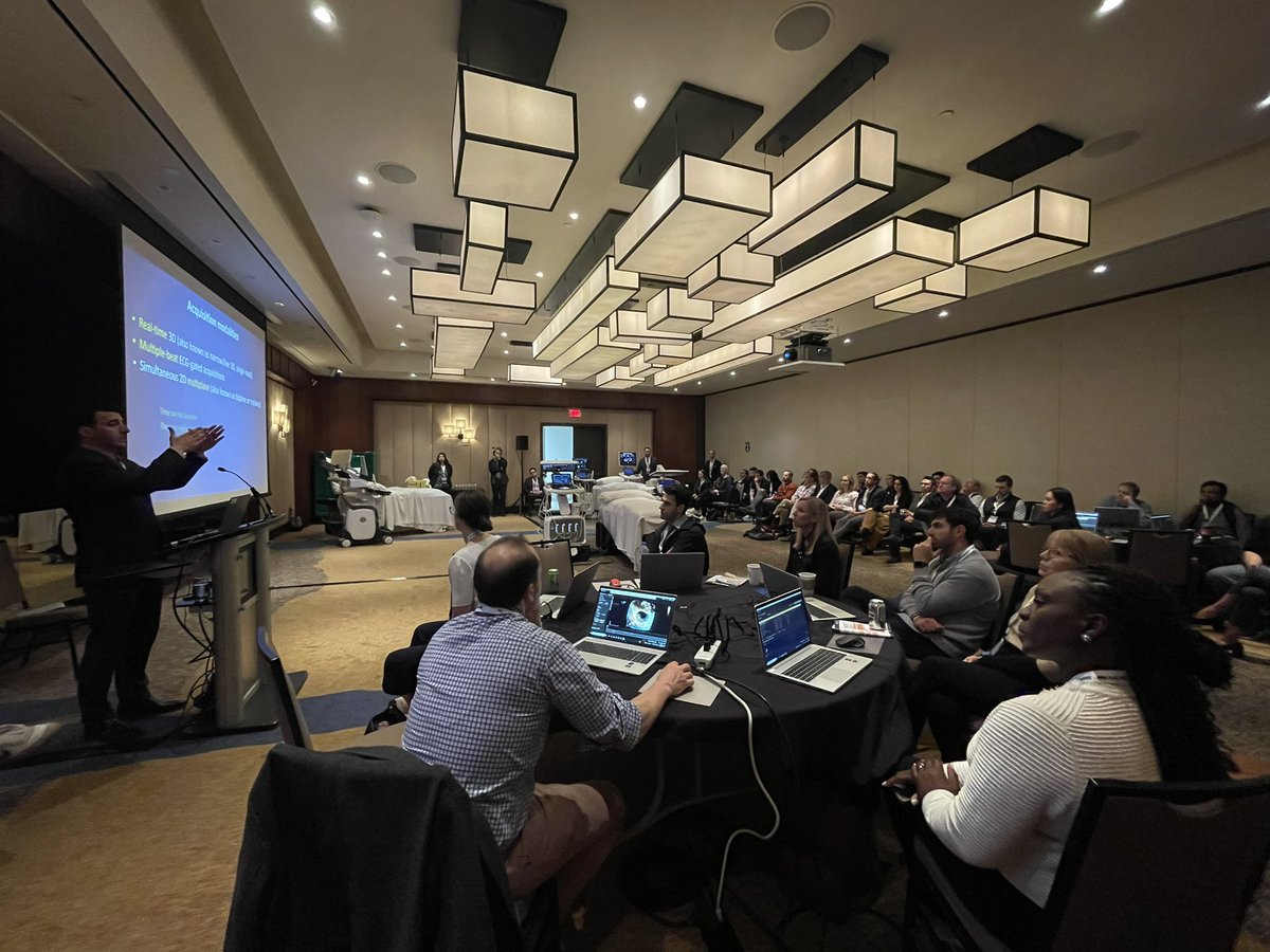 3D TEE workshop happening now <a href="/scahq/">Society of Cardiovascular Anesthesiologists | SCA</a> #SCA2024  in Delta ballroom. Amazing speakers and imagers creating a wonderful experience!