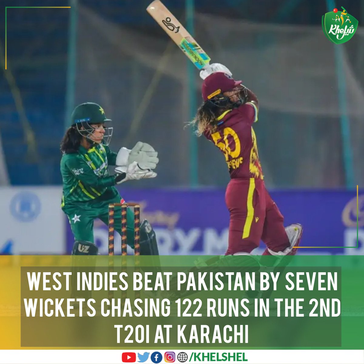 Pakistan faces back to back defeats against the West Indies at Karachi. What went wrong?

 #PAKWvWIW | #Cricket | #Pakistan | #NidaDar | #BackOurGirls | #Karachi