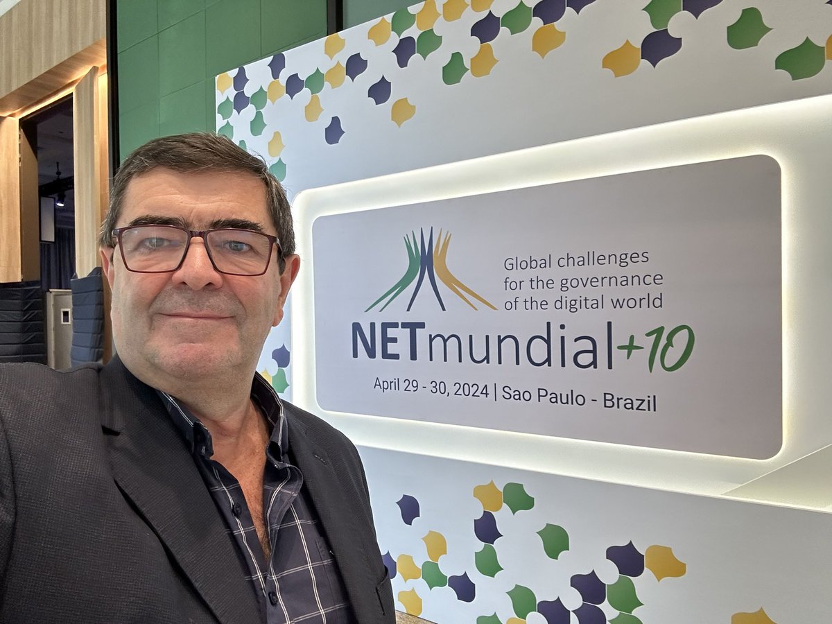 Here we are, 10 years after #NetMundial, again in São Paulo to continue working in the imperative adoption and strengthening of MultiStakeholder model for digital governance. That is the only way to deal successfully with the emerging and future digital challenges. @netmundial10