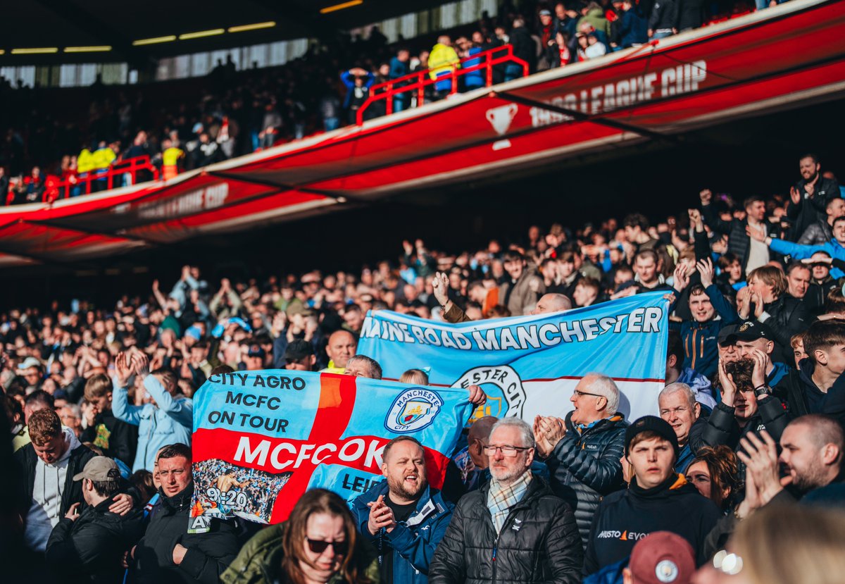 Thank you for your 𝐢𝐧𝐜𝐫𝐞𝐝𝐢𝐛𝐥𝐞 support on the road 👏🩵 #ManCity