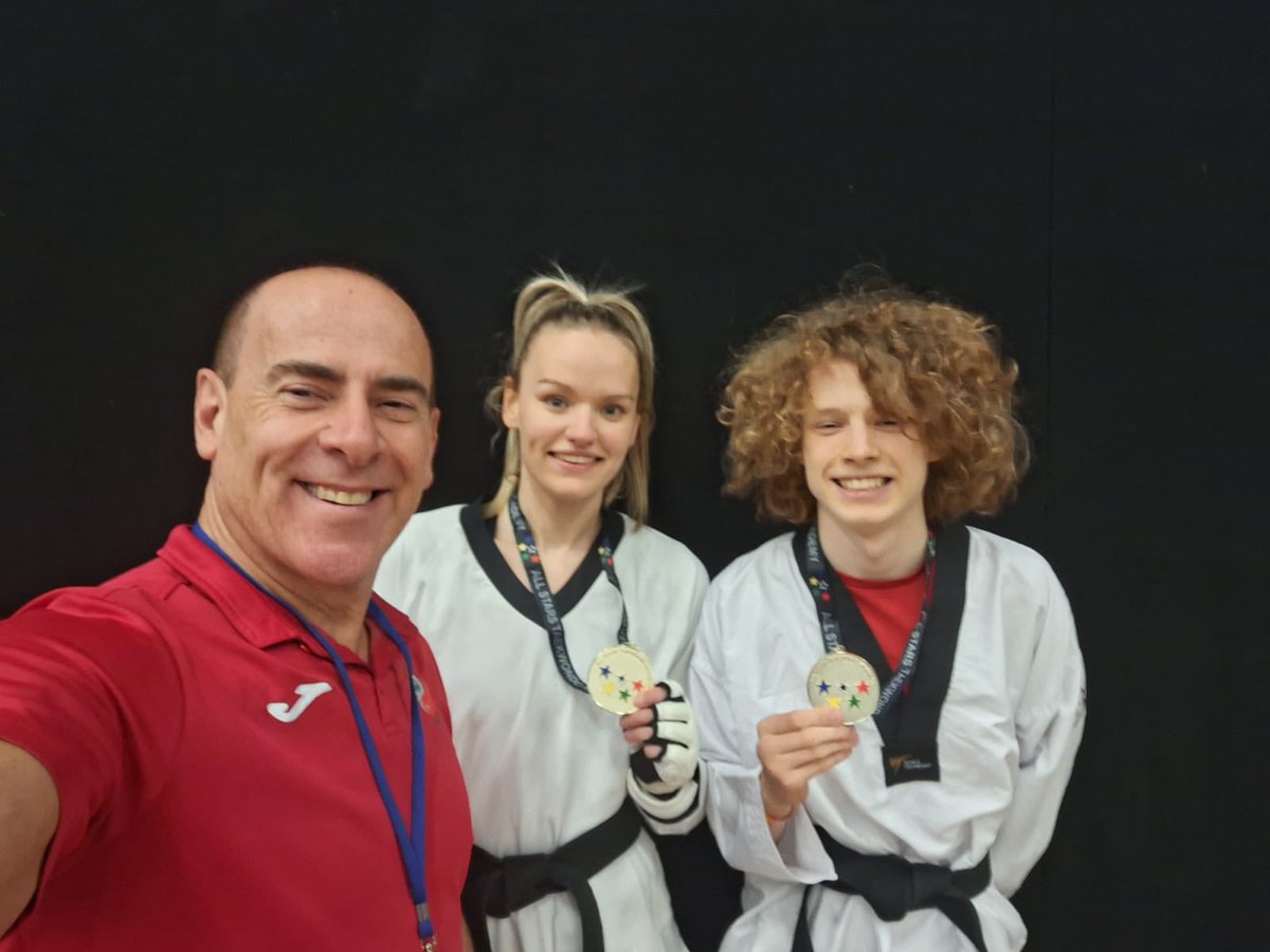 Llantwit Major TKD (@llantwittkd) on Twitter photo Double Gold at the Dome Open in Doncaster 🥇🥇
Owen Hignell Gold junior -51. Semi won 2-0, Final 2-1.
Ruth Gold senior -67. Olympic weights, so no -62 category. Cagey Semi won 2-1, Final 2-0.
Great performances by both!
<a href="/BritTaekwondo/">British Taekwondo</a> <a href="/sportwales/">Sport Wales</a> Double Gold at the Dome Open in Doncaster 🥇🥇
Owen Hignell Gold junior -51. Semi won 2-0, Final 2-1.
Ruth Gold senior -67. Olympic weights, so no -62 category. Cagey Semi won 2-1, Final 2-0.
Great performances by both!
<a href="/BritTaekwondo/">British Taekwondo</a> <a href="/sportwales/">Sport Wales</a>