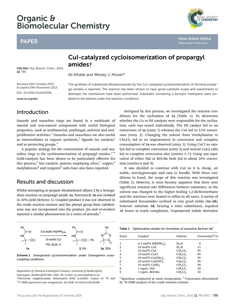 CuI-catalyzed cycloisomerization of propargyl amides eurekamag.com/research/052/4…