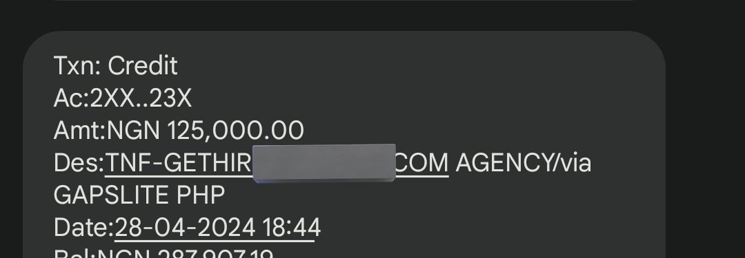 As we were making disbursements for #PeopleHelpingPeople, another kind Nigerian deposited 125K so we can help more people. Warms my heart in ways I can't put into words.