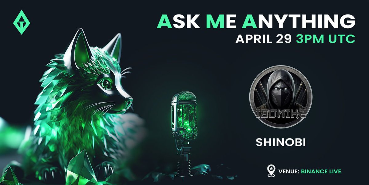 💎 SHINOBI AMA ANNOUNCEMENT 💎 We're proud to announce the AMA with @SIBONIHS. The AMA is taking place tomorrow at 3pm UTC! 🕗 ✅ Presale link: gempad.app/presale/0x84e6… 🔶 Venue: binance.com/en/live/video?… #Presale #DeFi #Web3 #AMA