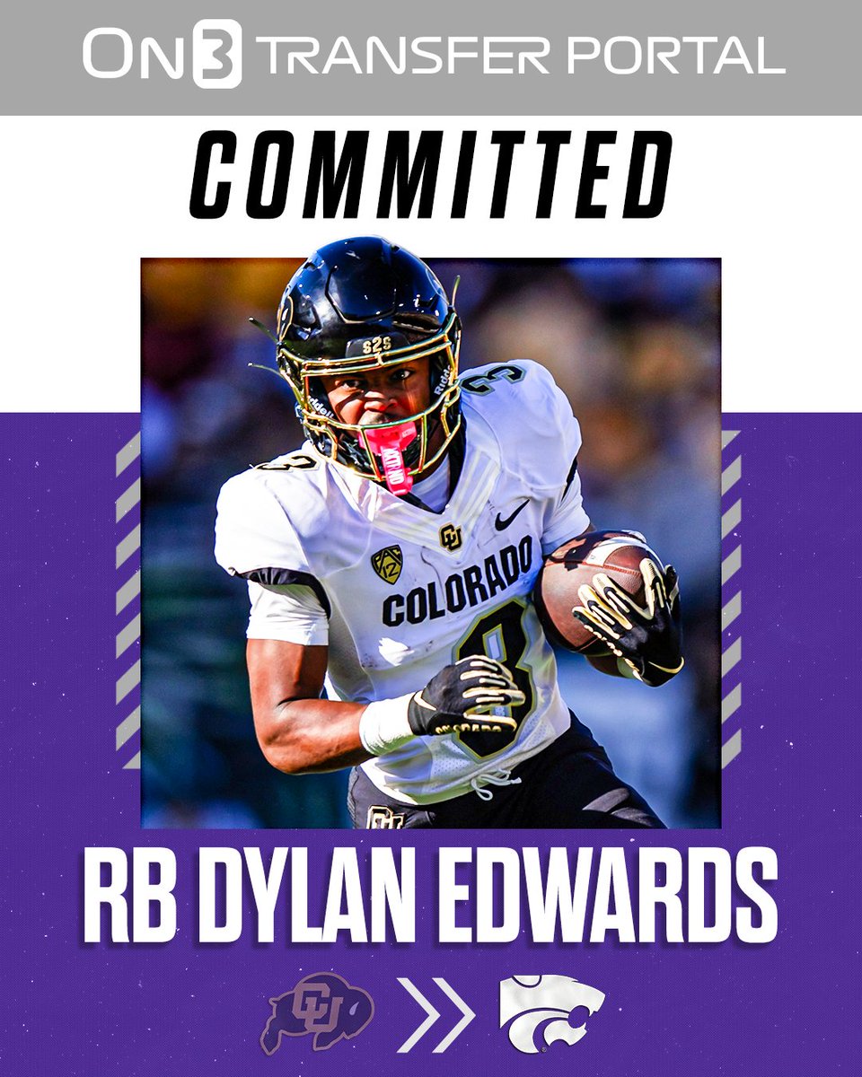 It's official. Kansas State has landed Colorado transfer Dylan Edwards. A huge move for the Wildcats. on3.com/teams/kansas-s…