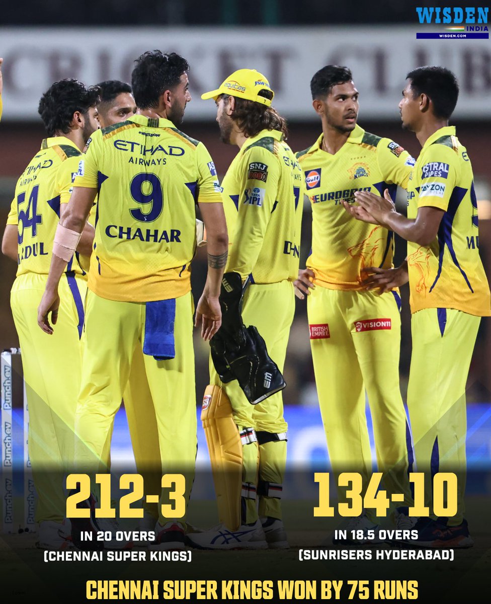 A disciplined bowling performance powered CSK to a big win 🔥

#CSKvsSRH #IPL2024 #TusharDeshPande #Cricket #ShardulThakur #viralvideo #MSDhoni