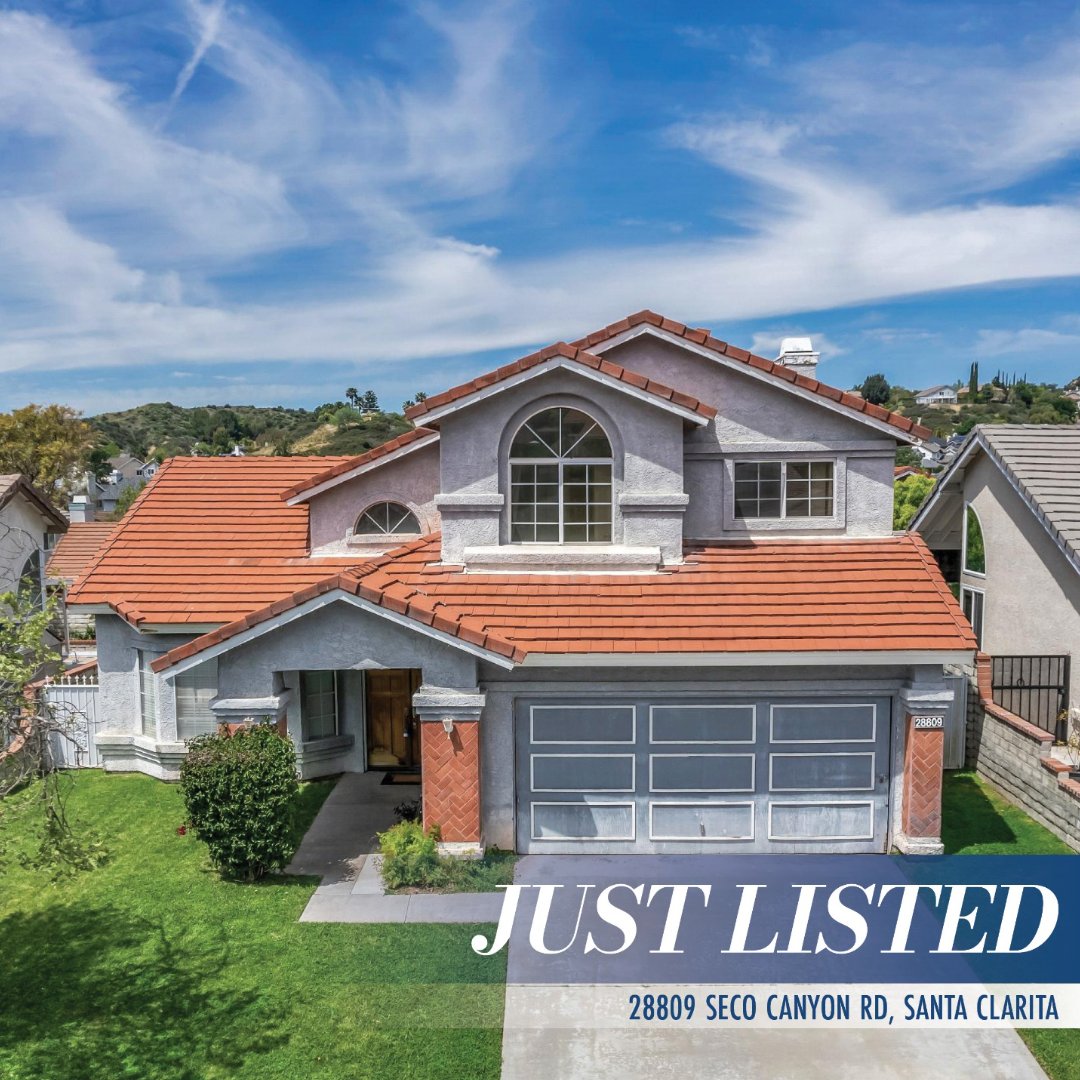 #JustListed & #OpenHouse Sun 4/28 2-5 PM | 28809 Seco Canyon Rd, #SantaClarita | 4🛏️ | 3🛁 | 2,214 SF | Offered at $799,950
*
#TeamVitacco #RealEstate #LosAngeles #Realtor #LosAngelesRealEstate #LosAngelesRealtor #RealEstateAgent #LARealEstate #EquityUnion #EquityUnionRealEstate