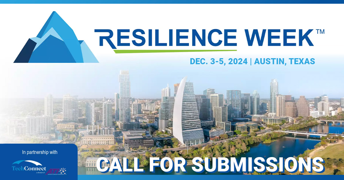 📣 Call for submissions 📣 #ResilienceWeek2024 is accepting submissions focused on transforming the resilience of critical #infrastructure systems and communities across the U.S. Submission info ➡️ resilience.inl.gov/wp-content/upl… More on #ResilienceWeek ➡️ events.techconnect.org/DTCFall/Resili…
