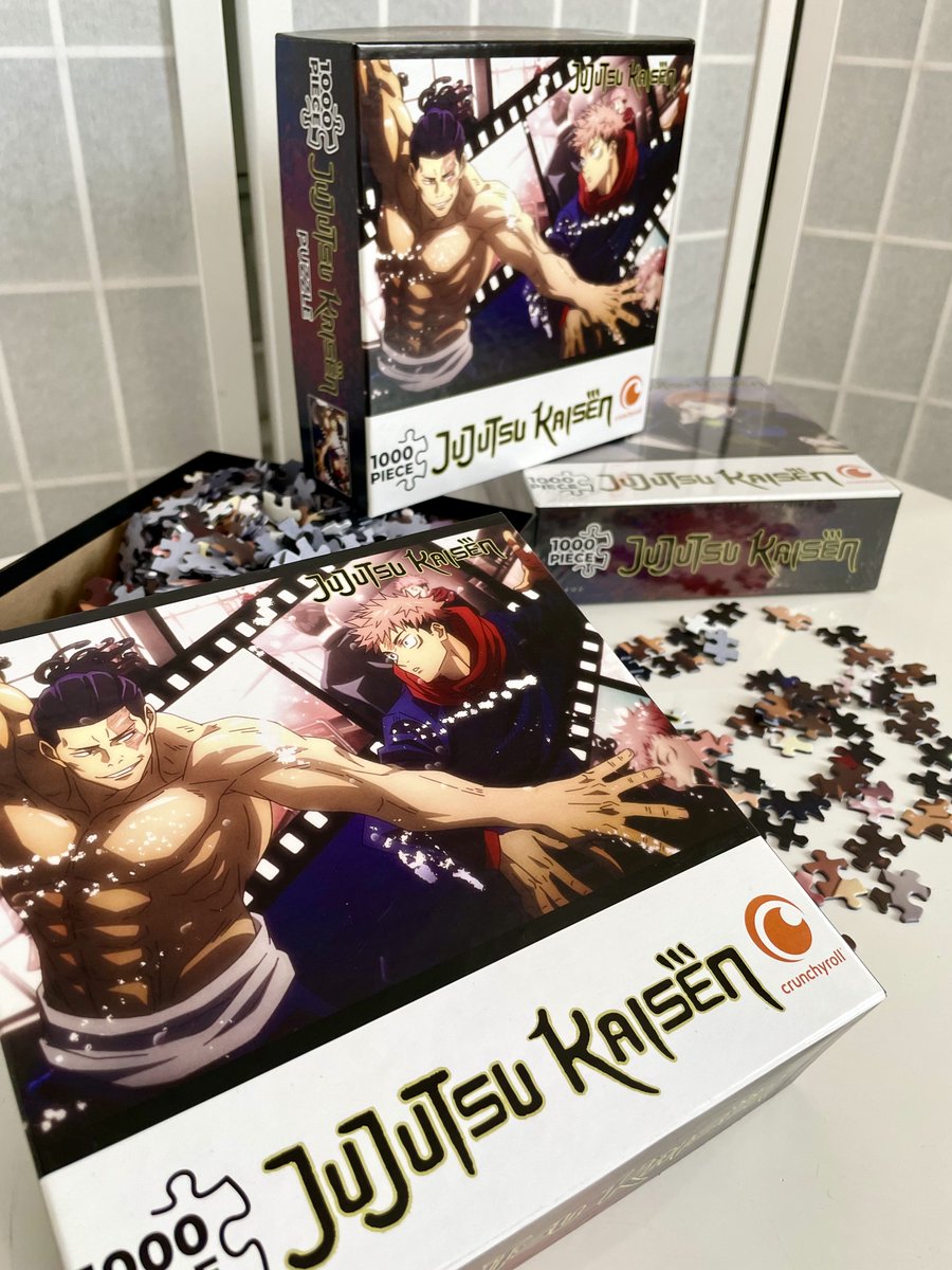 Anime + Puzzles = the best relaxing weekend activity 🧩

#anime #puzzles #jujutsukaisen #crunchyroll #animefans #animegifts #animepuzzles #jigsawpuzzles #puzzletime #puzzlehobby #kessentertainment #kessent #debored