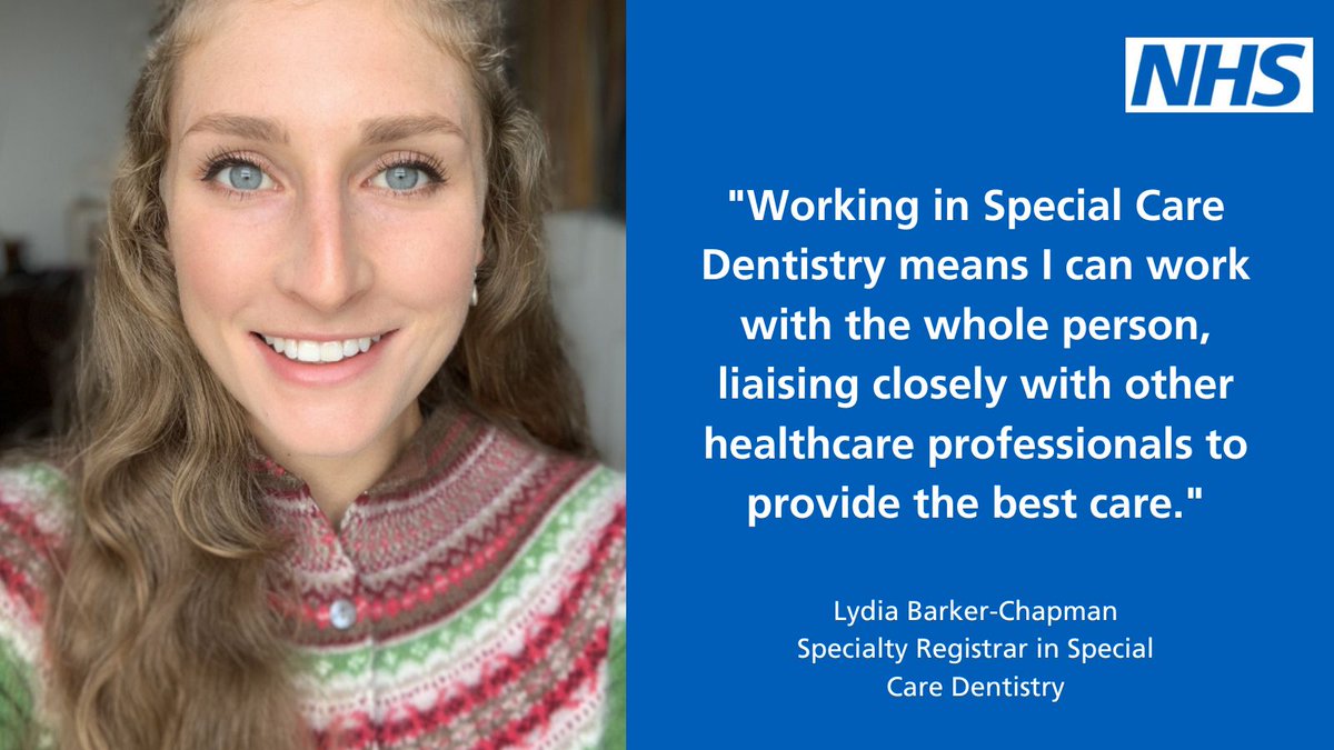 Lydia knew she wanted to be a dentist from an early age. Despite not getting the A-level grades needed, she never gave up on her dream and made it through an alternative route. Read her story - ow.ly/k8Cr50RlXXQ #NHScareers