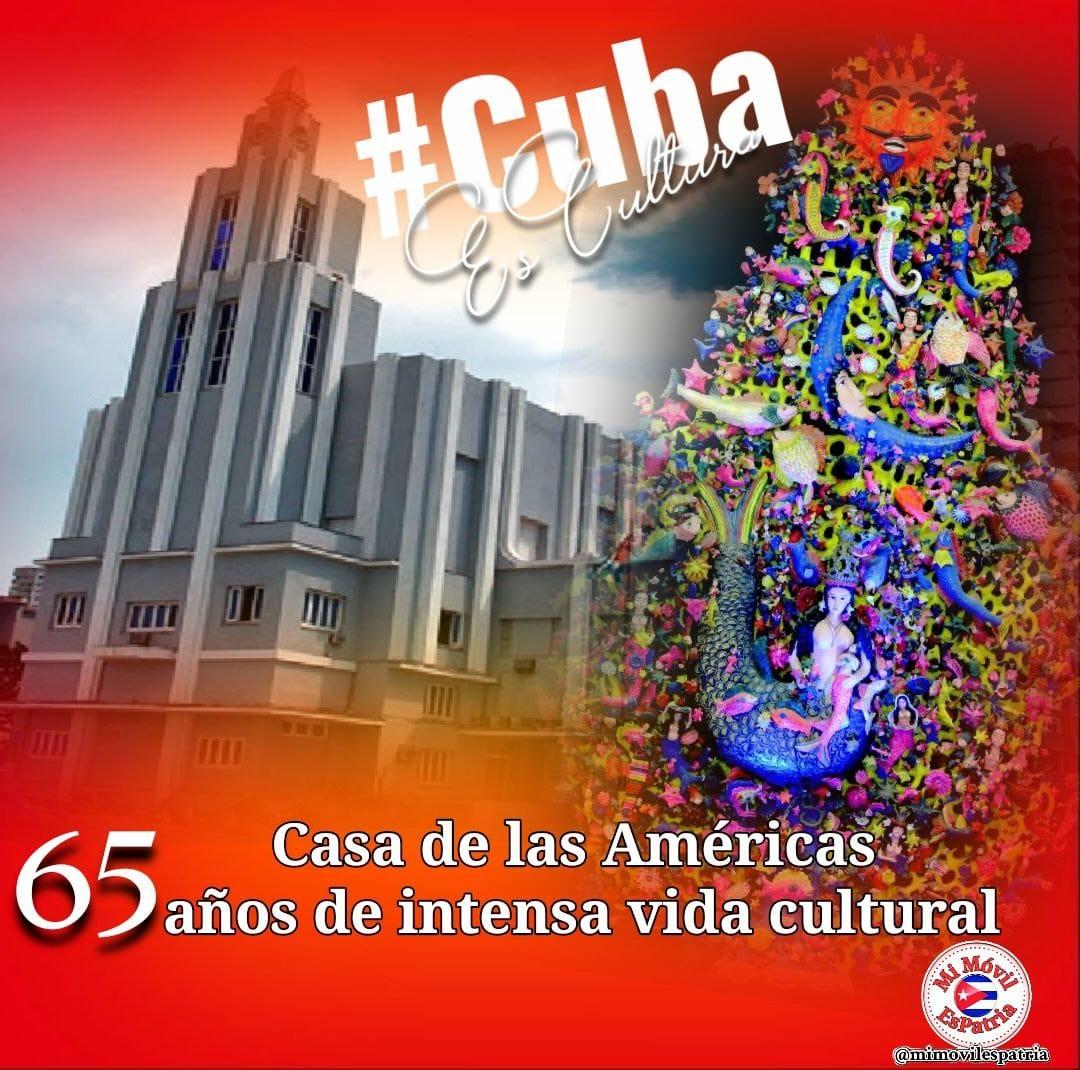 @mimovilespatria @DiazCanelB @CasAmericas @DrRobertoMOjeda @PartidoPCC @UJCdeCuba @FMC_Cuba @cdr_cuba @H_Cubana @AbelPrieto11 @GHNordelo5 🎵🎶Llevó una casa en el corazón 🎶🎵 Silvio Rodríguez.
#Casa65Años 
#CubaEsCultura 
#MiMóvilEsPatria