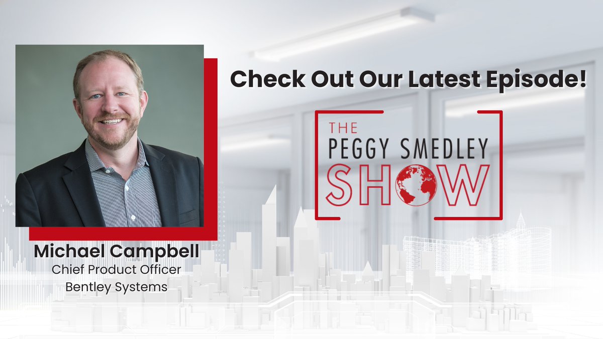 I talk with Mike Campbell @BentleySystems about this idea of a digital thread on The Peggy Smedley Show. Listen now. linkedin.com/posts/peggysme… #IoT #TPSS #sustainability #5G #AI #cloud #edge #futureofwork #digitaltransformation #workeroftomorrow #infrastructure #BentleyInfluencer