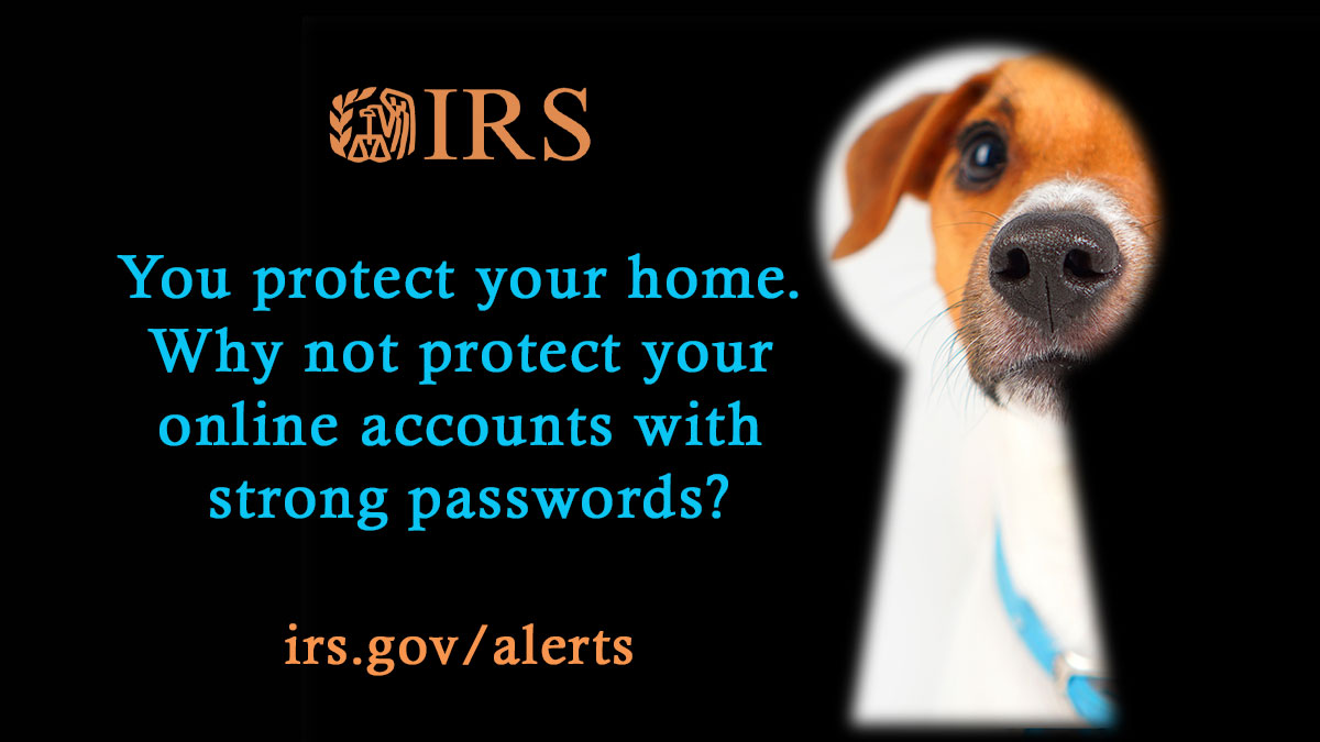 By infecting computers, #IRS imposters may track every keystroke, eventually gaining the passwords to your accounts. Stay alert and learn to protect all your devices: irs.gov/alerts