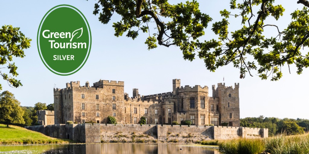 Raby Castle has been awarded Silver in the @GreenTourismUK Award!🏰✨ This recognition reflects our dedication to sustainability, from investing in renewable energy to minimising packaging, we're dedicated to making a positive environmental impact 🌍 👀 bit.ly/3JzHJFR