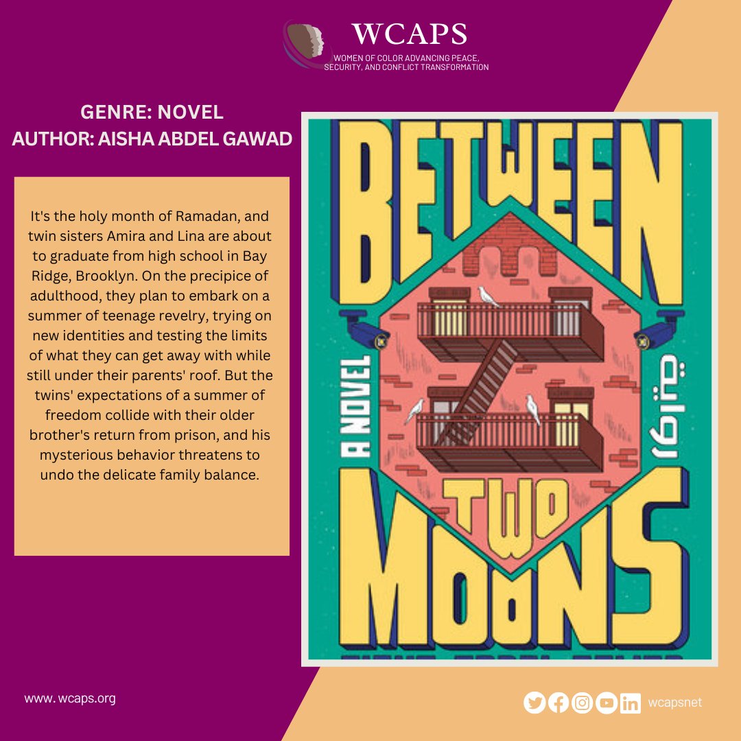 As we continue to celebrate Arab American Heritage Month, we shift to the voices of Arab American women authors. Today we are highlighting Aisha Abdel Gawad. #WCAP #ArabAmericanHeritageMonth #WPS