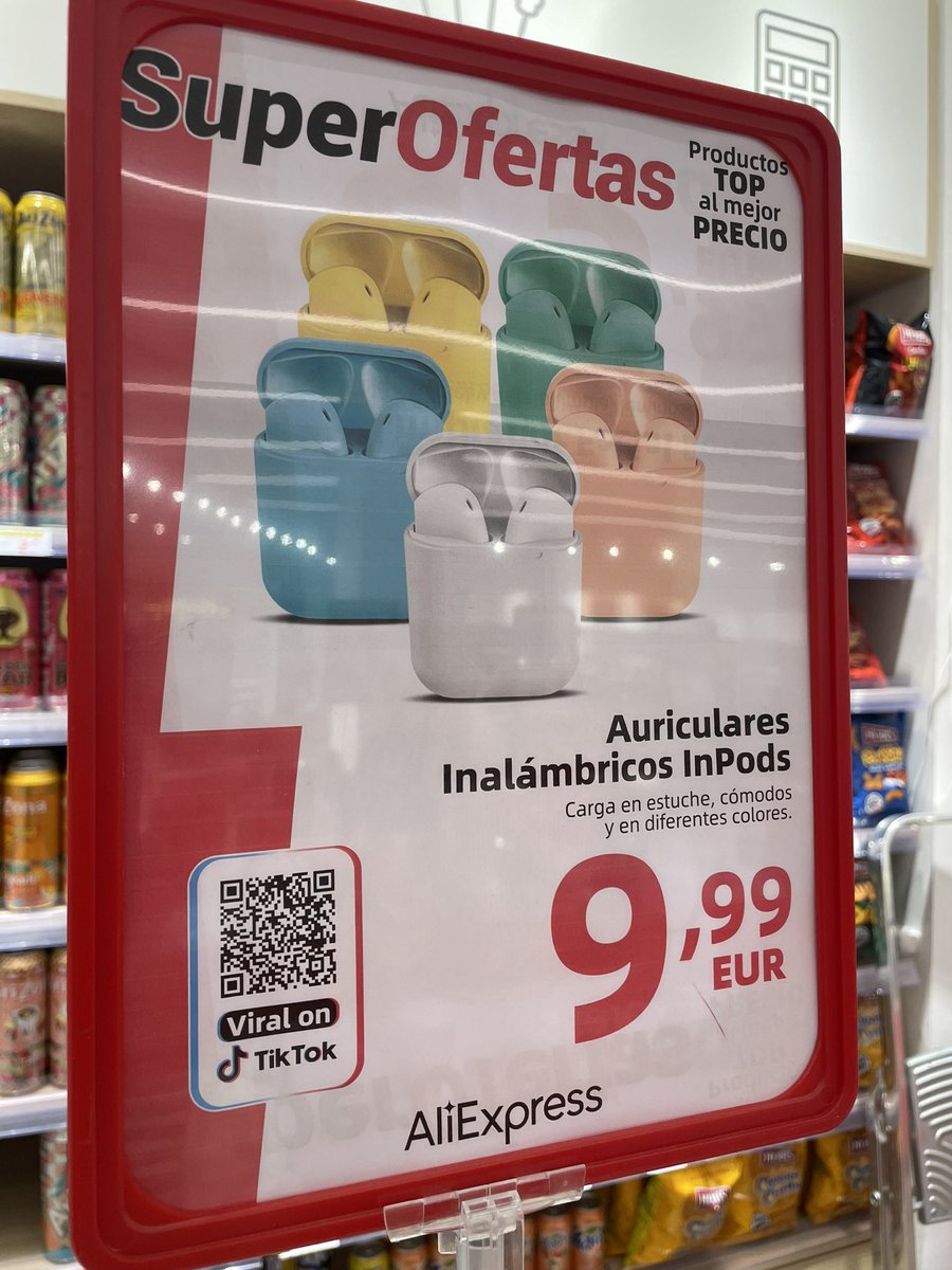 Influencer #feastables by @MrBeast @mrbeast_enesp @MrBeastESYT en alianza con @AliExpressES shops. (a 4€ la choco tableta…) Al igual que la “viral on @TikTok_ES “ promo en el cartel de las super ofertas #AliExpress 👇  (Observando in situ para ti el cambiante y dinámico retail…