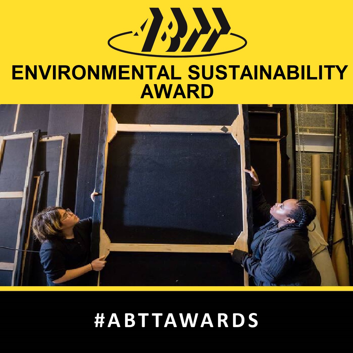 Do you know who has been promoting the green agenda within backstage theatre and live events? Nominations are now open for the 'ABTT Environmental Sustainability Award.' Find out more and nominate here: abtt.org.uk/abtt-theatre-s… #ABTT #ABTTawards #ABTTtheatreshow