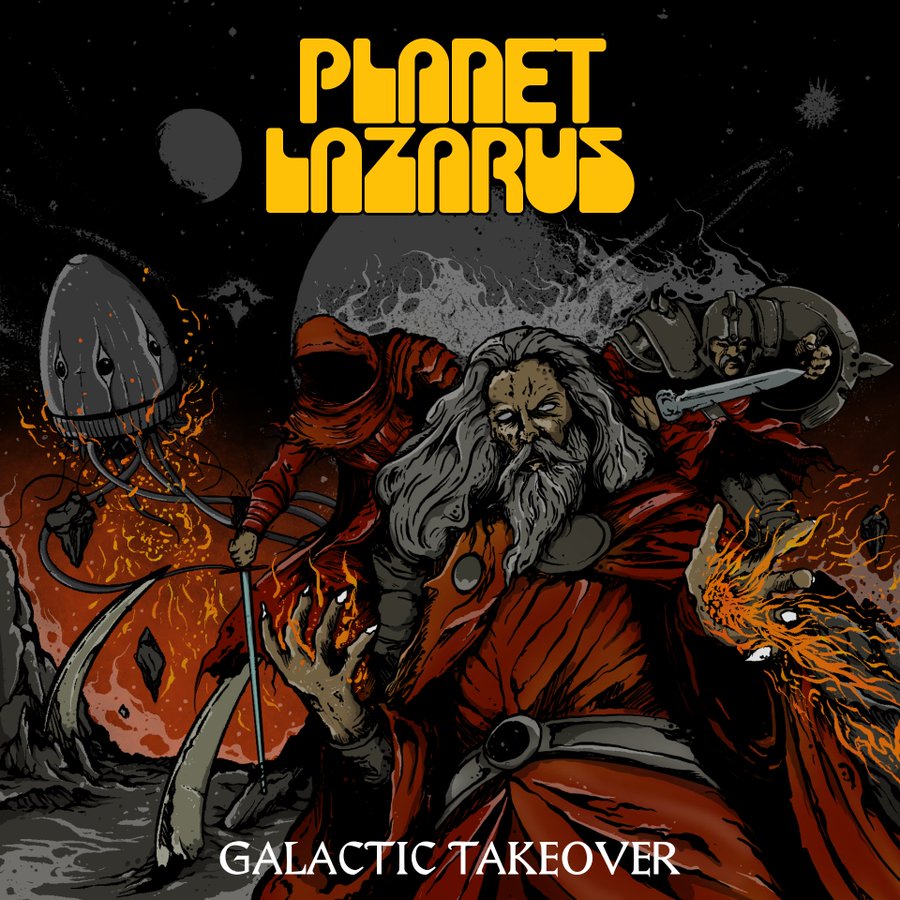 🔥💯
#HighlyRecommended Planet Lazarus' debut album 'Galactic Takeover'. The new album from this exiting #StonerDoom band from Denver 🇺🇸 is now streaming everywhere.

🔗 planetlazarus.bandcamp.com