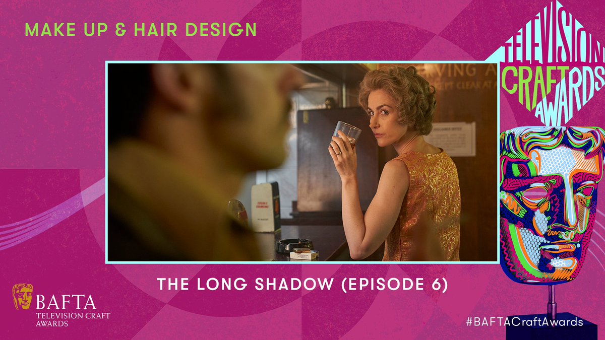 The BAFTA for Make Up & Hair Design goes to… Lisa Parkinson for The Long Shadow (Episode 6) ✨ #BAFTACraftAwards
 
Sponsored by @UKScreenSkills