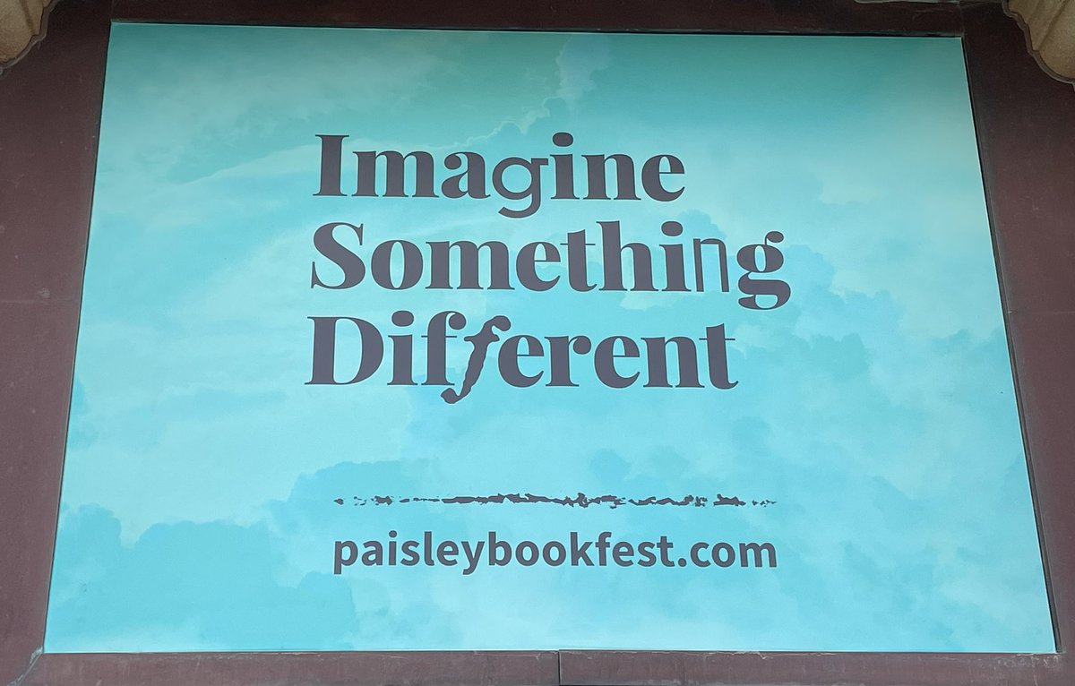 Wonderful storytelling, poetry, spoken word & music from @imogen_stirling & @GoodDogSuse. Stirring, haunting & absorbing! Excellent! @BookPaisley #PBF2024 📚 💡🎶👏