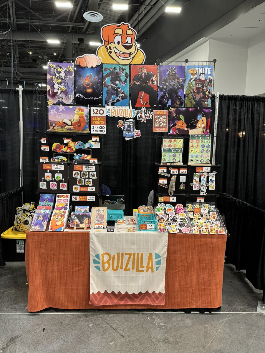 Last day for @LVLUPEXPO! We still got plenty in stock, so stop by when you have a chance! It’s been a fun con to be at, especially since we have early access to the con every day before the general public 😏