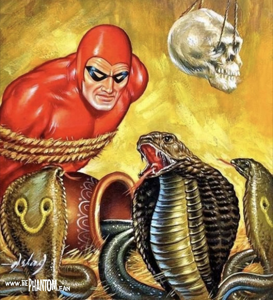 🎨 Aslan Sukur. #thephantom #comicbook #skull #cobra #snake