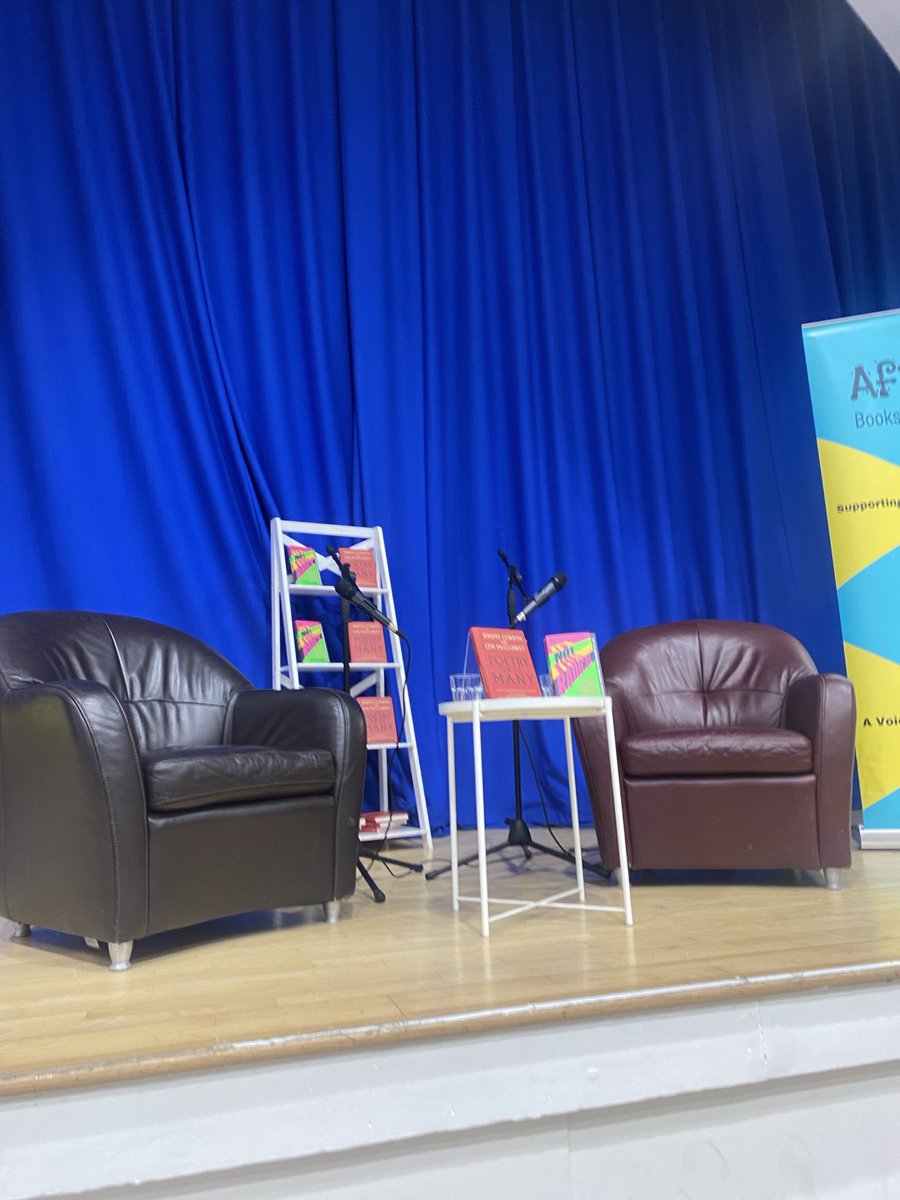 Front-row seats for ⁦@jeremycorbyn⁩ with ⁦@AfroriBooks⁩ and Mikaela Loach….