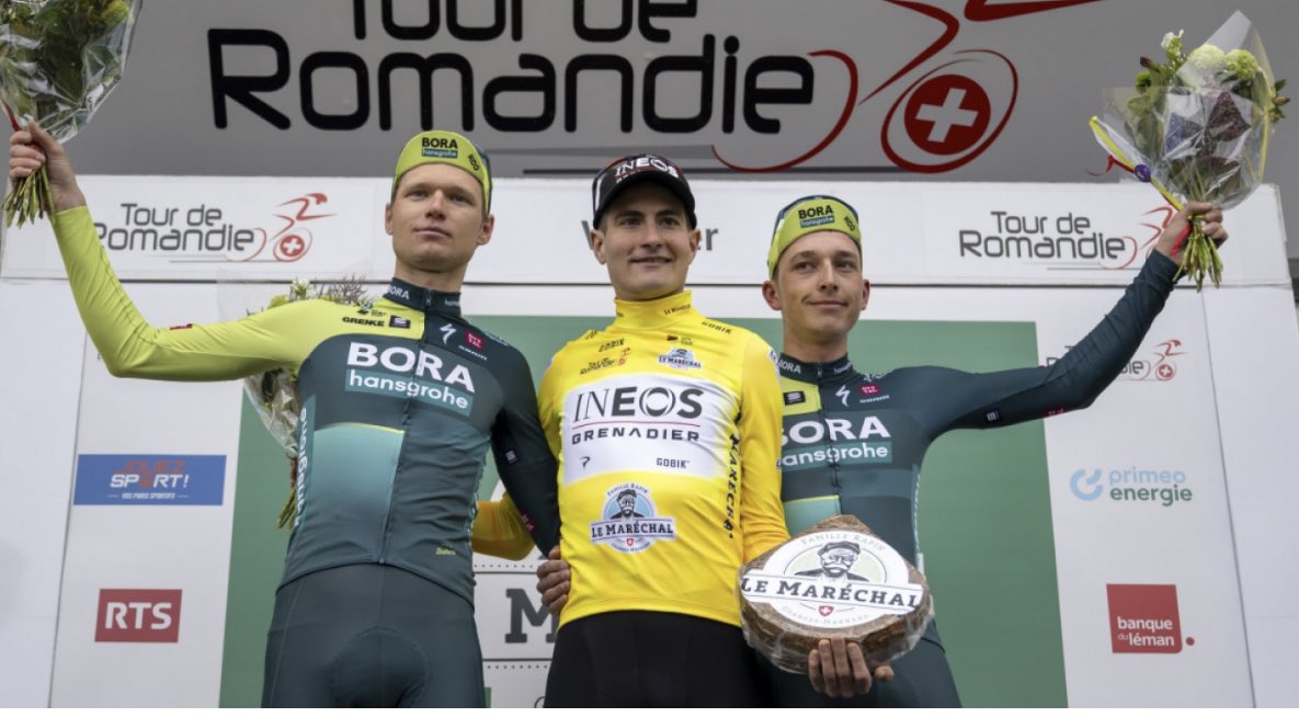 Carlos Rodriguez wins the Tour de Romandie 2024 🙌Dorian Godon takes the day's victory and his second win at the #TDR 👏
We are proud of you guys! #TDR2024 #wearetheriders  #Uci #procycling