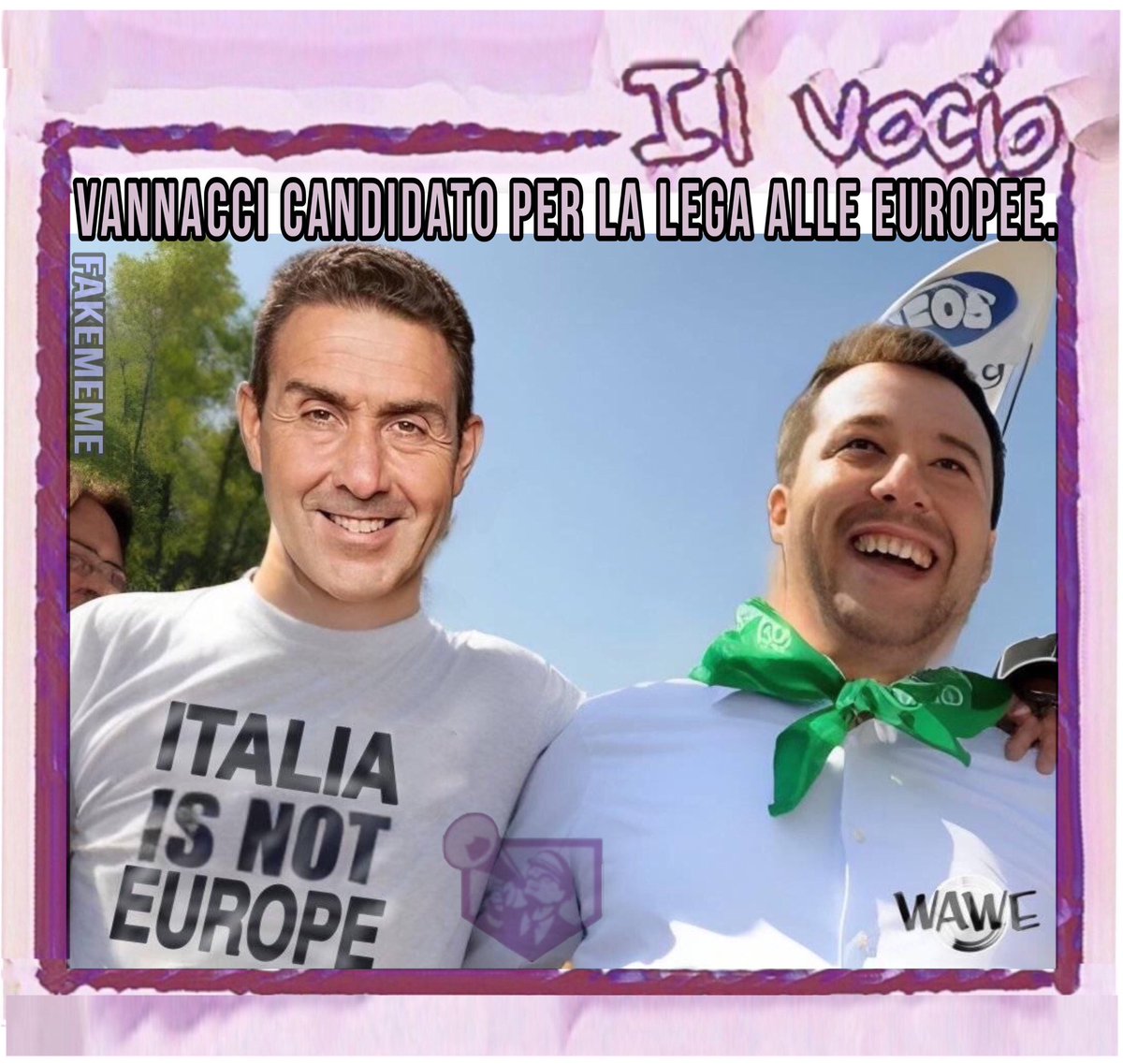 Vannacci candidato per la Lega alle Europee. WaWe @WaWe970 #28aprile #ilvocio #Vannacci #Europee #candidato #ItalyIsNotEurope #Salvini #Lega