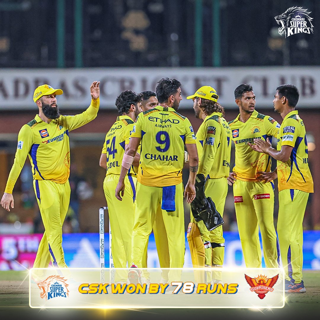 Onwards, we move! 🦁💪🏼 

#WhistlePodu #Yellove🦁💛 #CSKvSRH