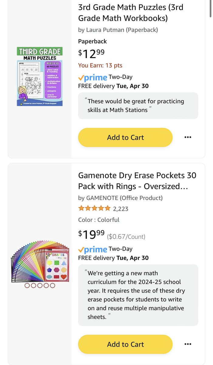 @ClearTheList2 @ClearTheList @teacher2teacher @GivingClassroom @DonorsChoose @Adopt_classroom @SupportATeacher 🙋🏻‍♀️3rd grade teacher
Any help is appreciated! #clearthelist

amazon.com/hz/wishlist/ls…