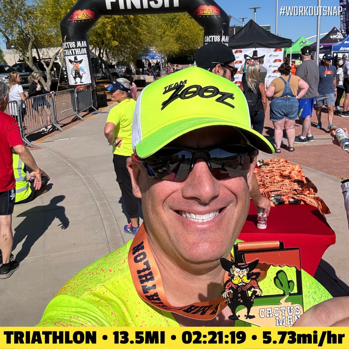 Swim, bike, run, done! 🎉. Due to Passover, my traditional pizza celebration will be delayed until Sunday. #triathlete #triathlon #teamzoot  #swimbikerun #trilife #triathlontraining #tritraining #exercise #cardio #fitness #fit #fitfam #fitnessmotivation #workoutsnap