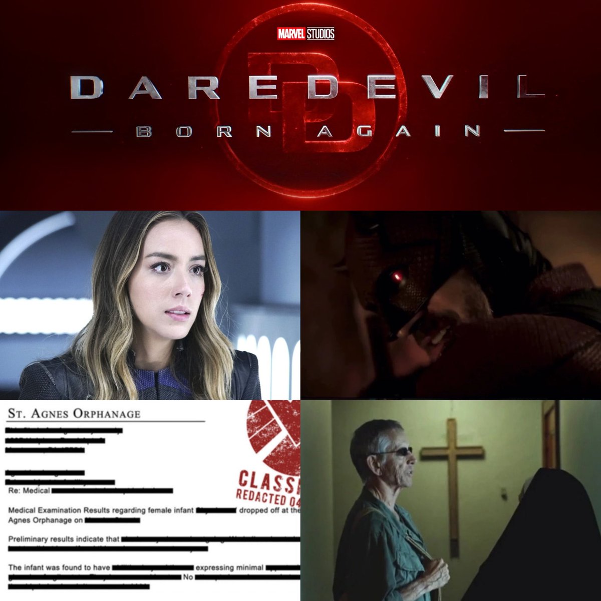 Today is the national day of the Superheroes because here are my favorites. #Daredevil #DaisyJohnson #CharlieCox #ChloeBennet #DaredevilBornAgain #AgentsofShieldForever #DaisyLives