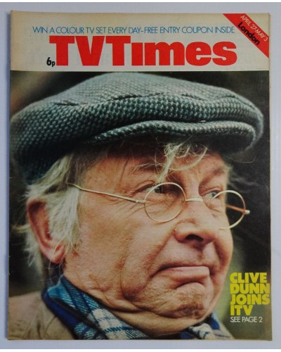 'Clive Dunn joins ITV.' My Old Man ran for two series in 1974 and 1975. Of course, Dunn continued to work at the BBC, making Dad's Army until 1977.