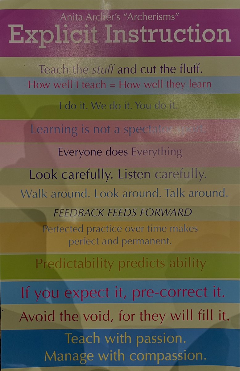 So grateful to hear from Dr. Anita Archer again!!! What a great list of Archerisms to go home with!! #LitLearn2024 <a href="/IDA_Ontario/">IDA Ontario</a>