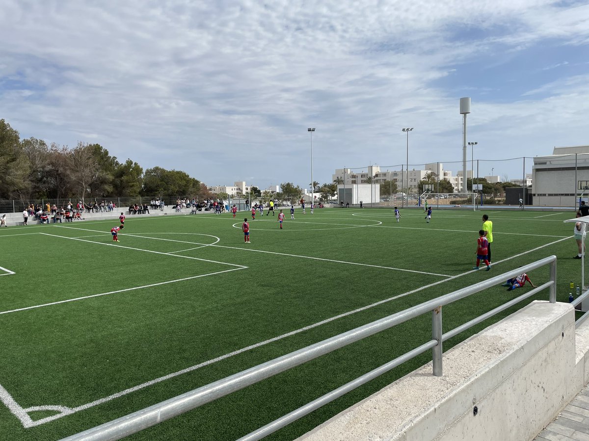 Was talking to someone earlier about how the Spanish invest in football. This is a floodlit kids pitch in a very small town run by the local authority. Used round the clock. Not usual at all. They also have a drive on to train more officials and coaches all heavily subsidised.