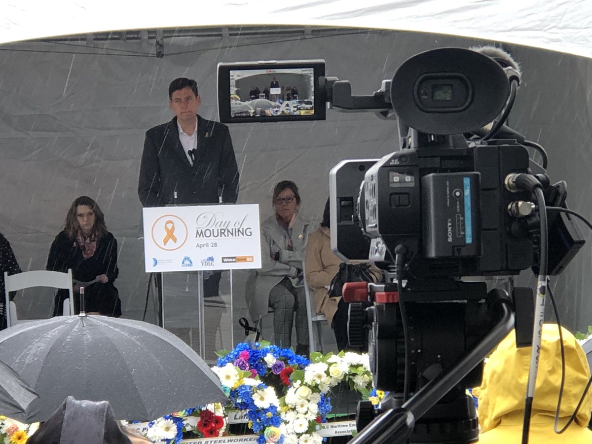Premier Eby can’t be bothered to mention the hundreds of workers killed by the toxic drug crisis at Day of Mourning for BC workers killed & injured on the job. Perhaps he feels partly responsible.